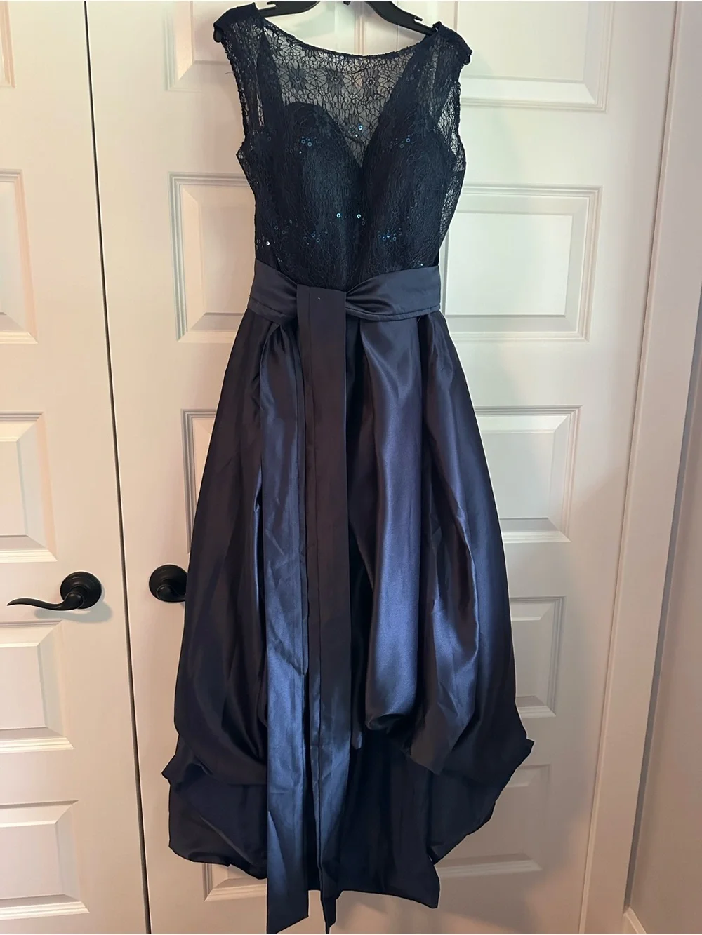 black cut out midi dress Size:34/34 IsComingSoon : 0 Rachel Allan RQ2222 Black